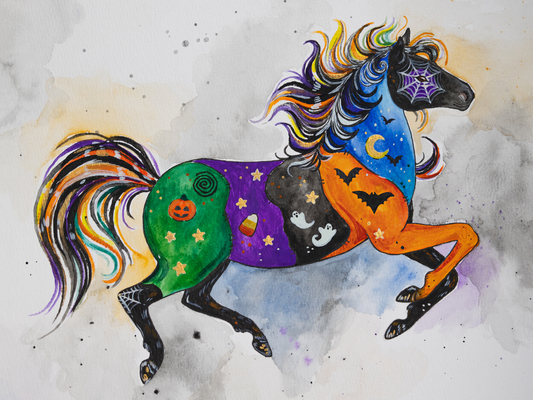 Spooky Patchwork Pony