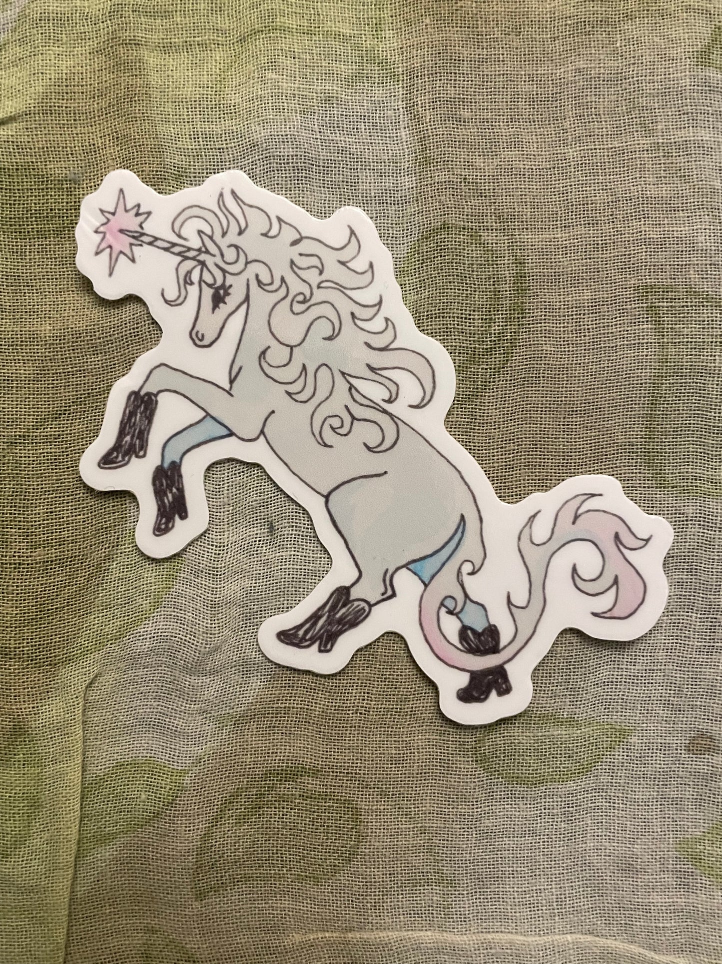 Doodle Unicorn Sticker Duo