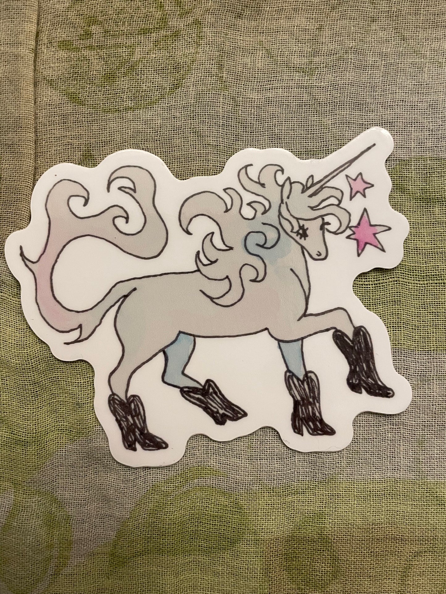 Doodle Unicorn Sticker Duo