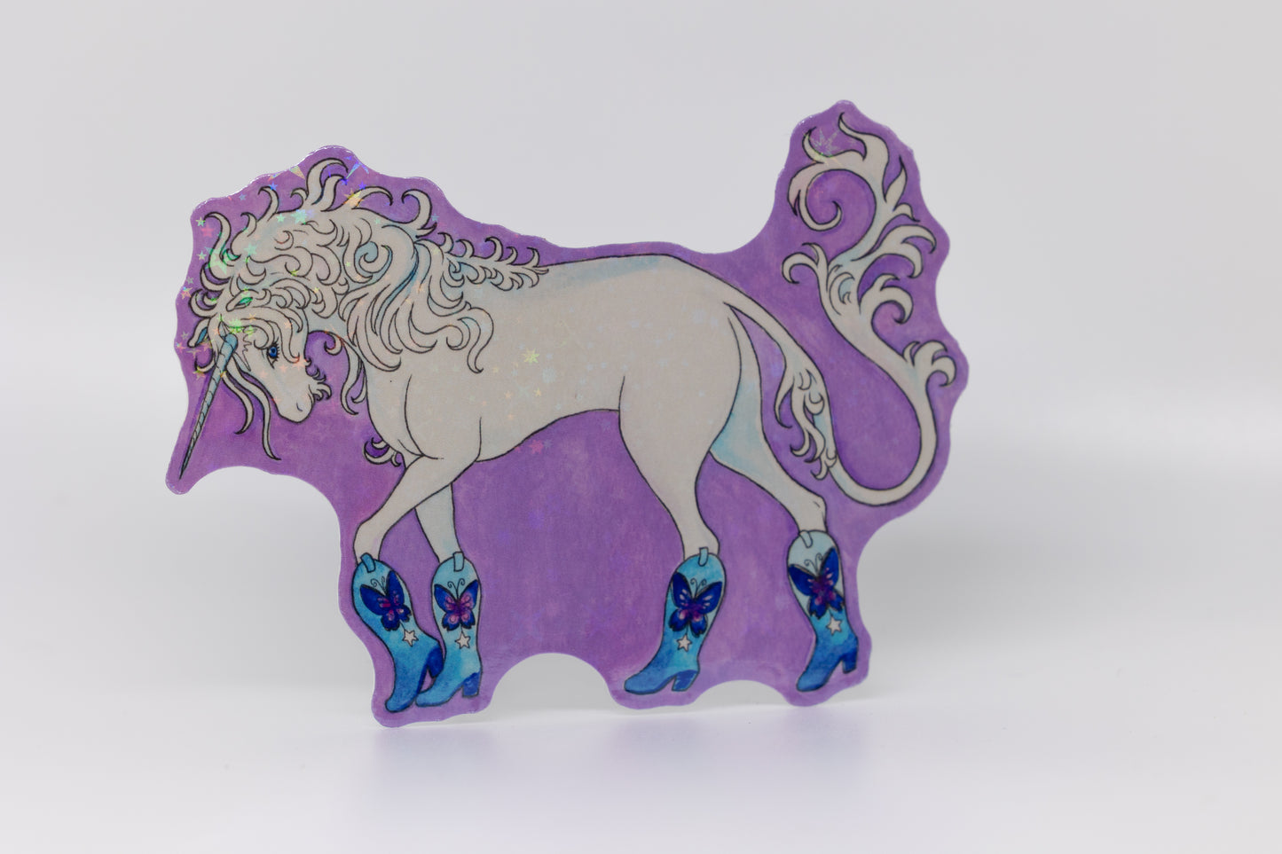Unicorn Boots Sticker